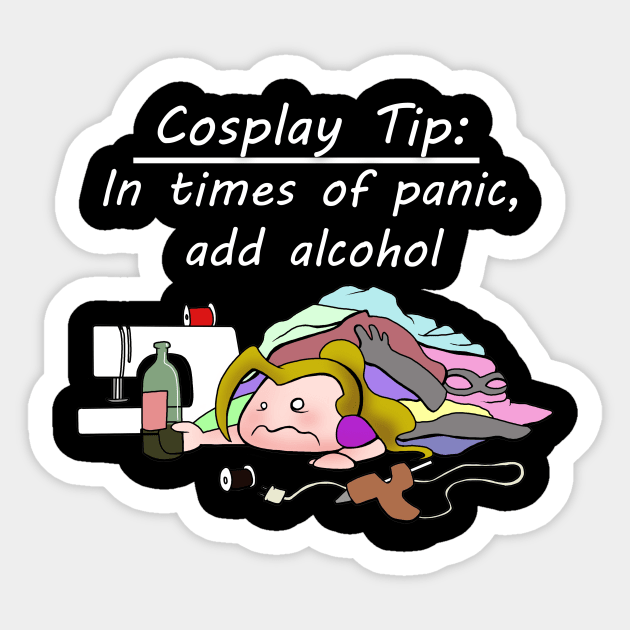 Cosplay Tip: Alcohol Sticker by waterwriter144